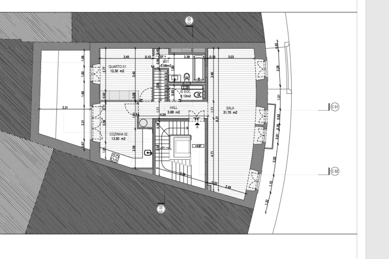 Apartamento T3 para Venda em Arroios Planta 2