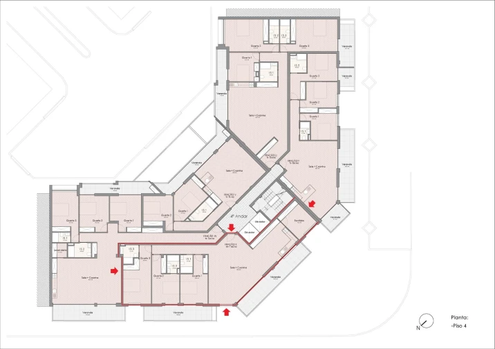 Apartamento T4 para Venda em Nossa Sra de Fatima Foto 39
