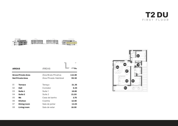Apartamento T2 para Venda em Quarteira Foto 49