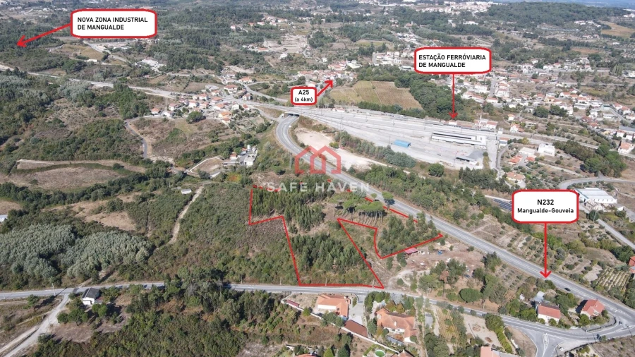 Terreno para Venda em Mangualde, Mesquitela e Cunha Alta Foto 1