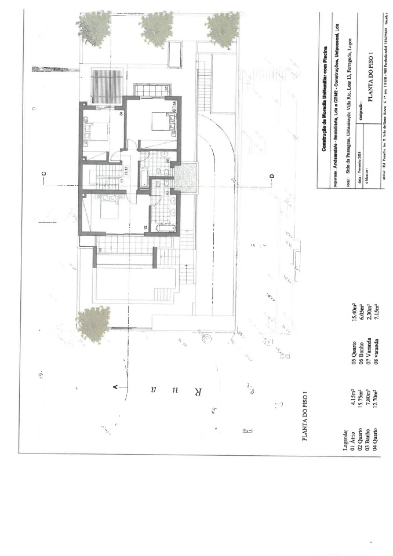 Moradia T3 para Venda em Estômbar e Parchal Planta 5