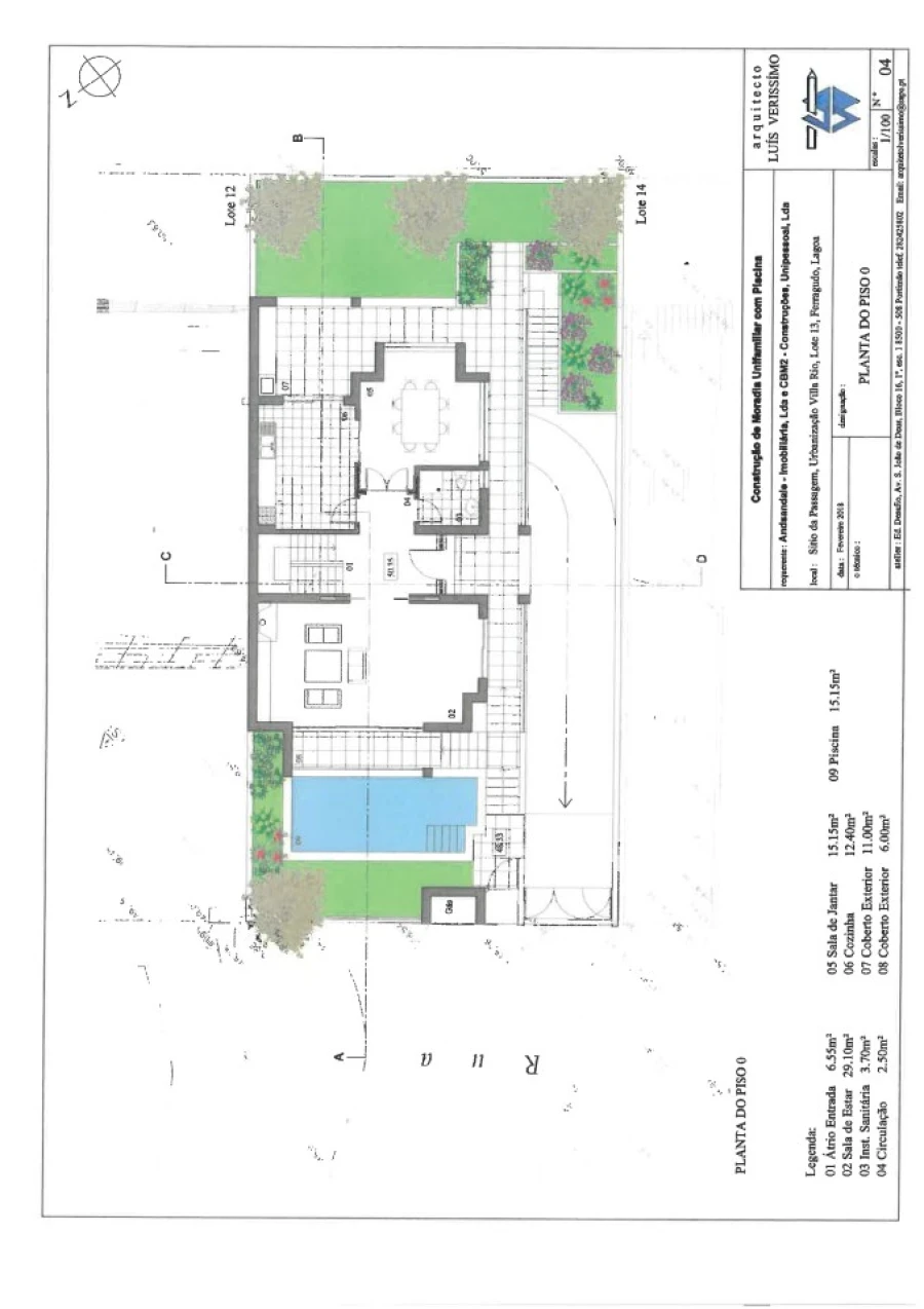 Moradia T3 para Venda em Estômbar e Parchal Planta 1