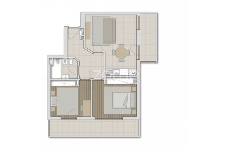 Apartamento T2 para Venda em Tamengos, Aguim e Óis do Bairro Foto 22