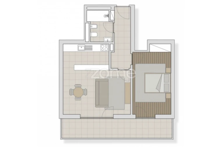 Apartamento T1 para Venda em Tamengos, Aguim e Óis do Bairro Foto 16
