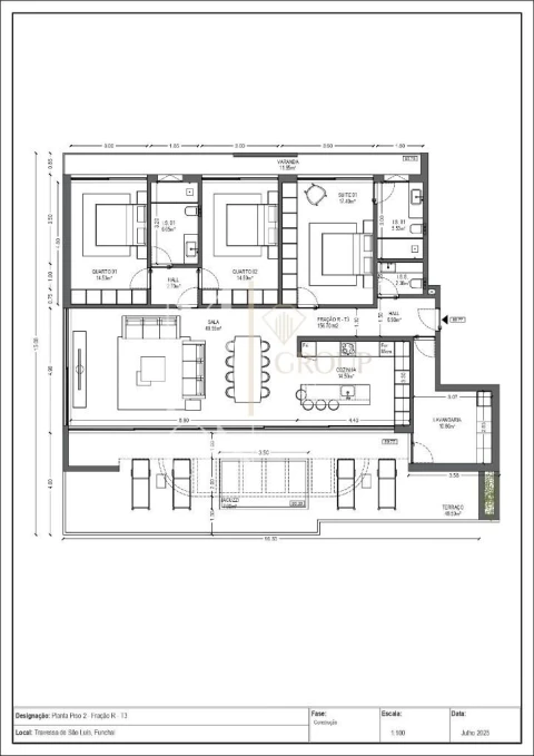 Apartamento T3 para Venda em Funchal (Santa Luzia)