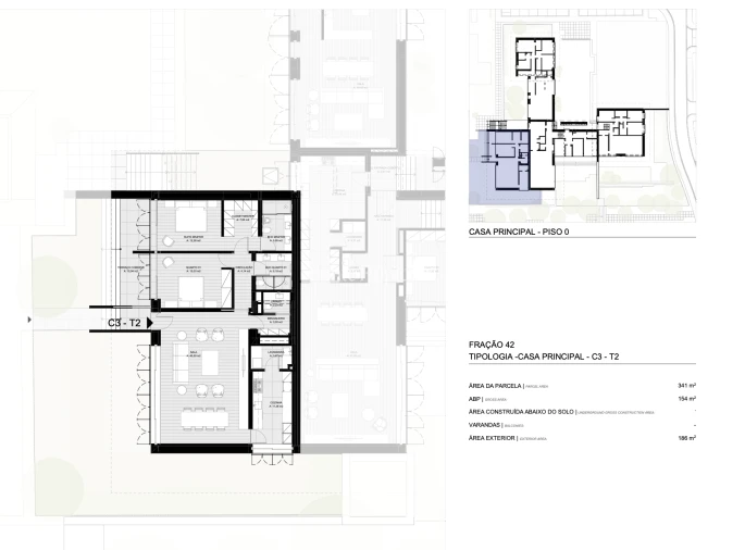 Apartamento T2 para Venda em Cascais e Estoril Planta 1
