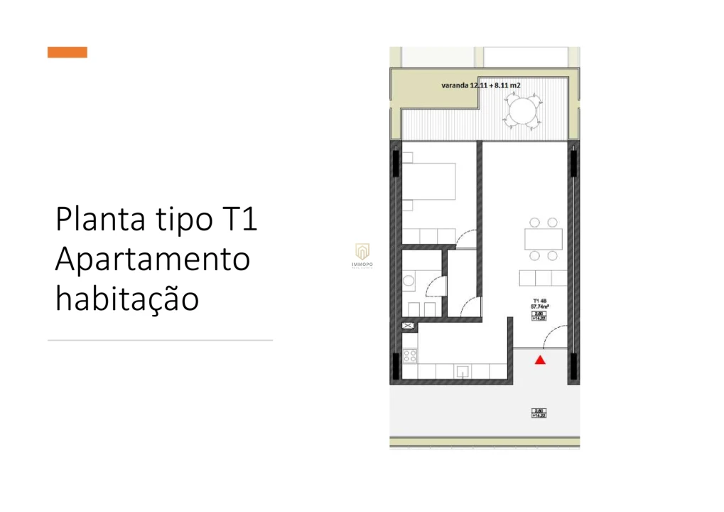 Apartamento T1 para Venda em São Mamede de Infesta e Senhora da Hora Foto 17