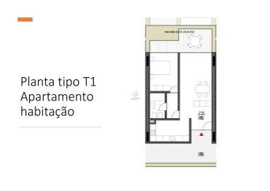 Apartamento T1 para Venda em São Mamede de Infesta e Senhora da Hora