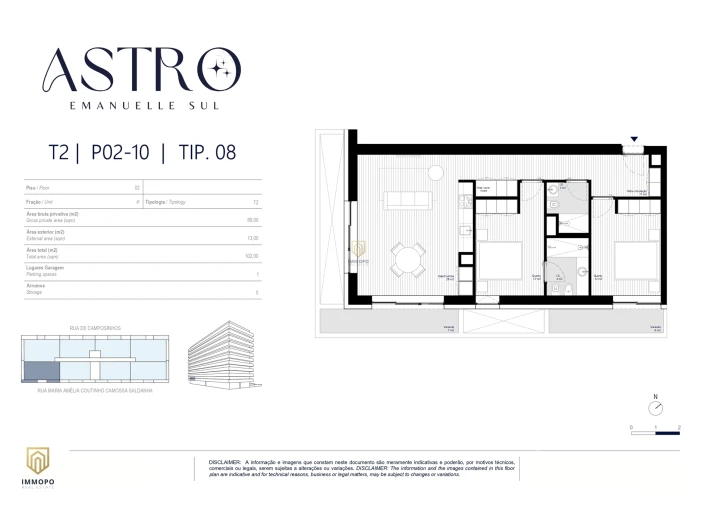 Apartamento T2 para Venda em Matosinhos e Leça da Palmeira Foto 11