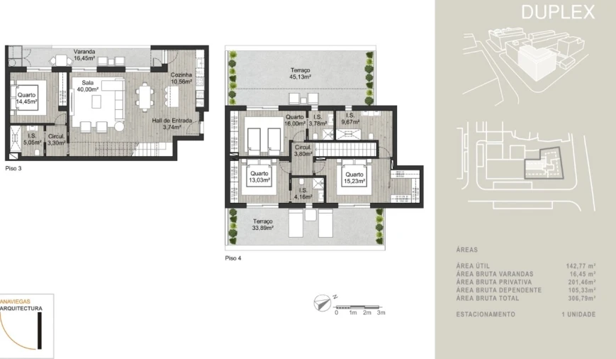 Apartamento T4 para Venda em Almancil Planta 1