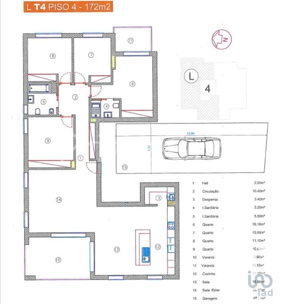 Apartamento T4 para Venda em Marinha Grande Foto 12