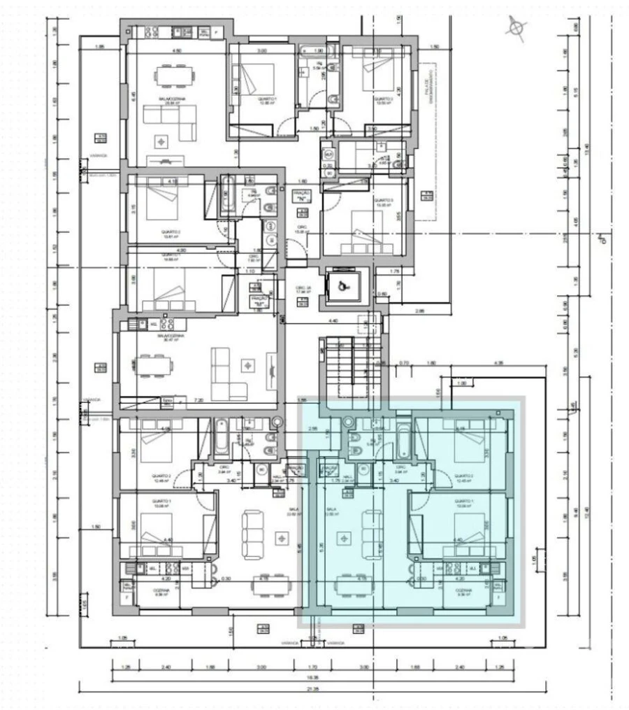 Apartamento T3 para Venda em Ferrel Foto 27