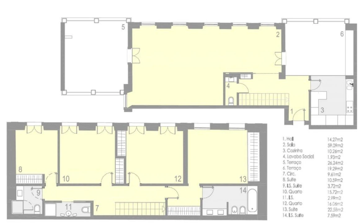 Apartamento T4 para Venda em Estrela Foto 29