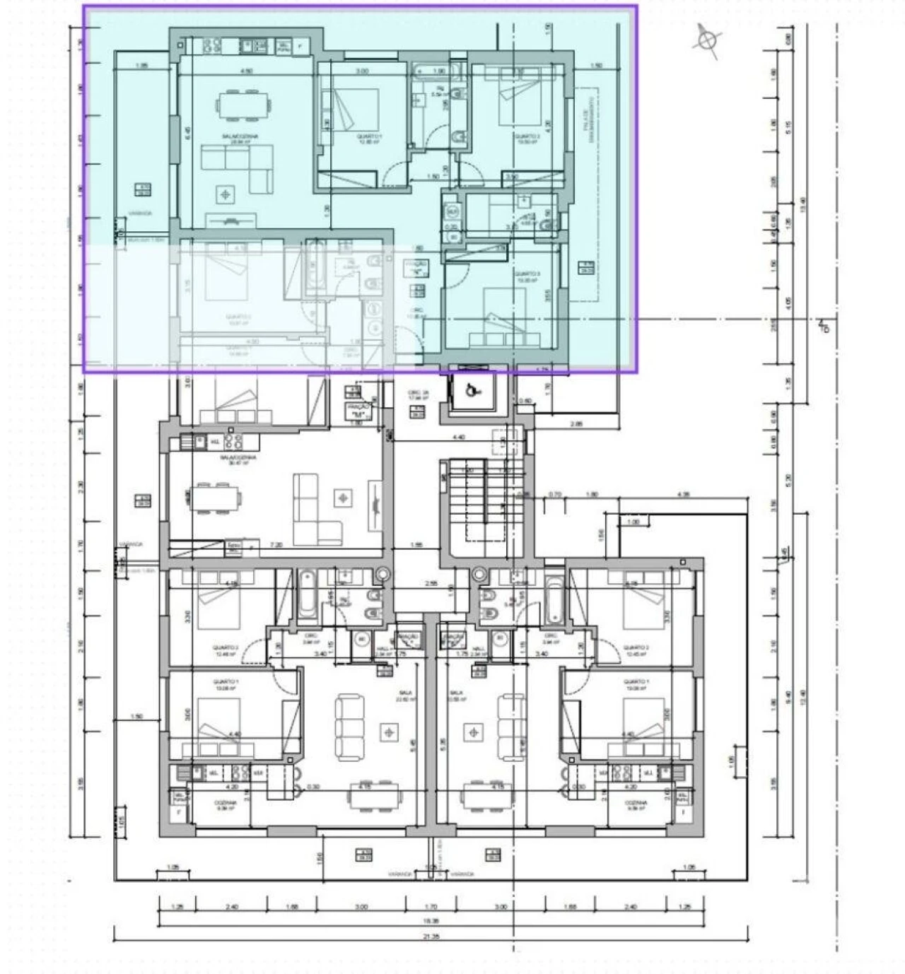 Apartamento T3 para Venda em Ferrel Foto 15