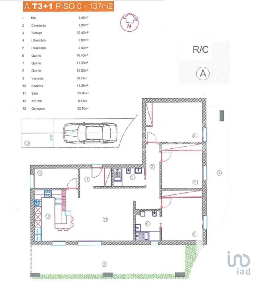 Apartamento T3 para Venda em Marinha Grande Foto 7