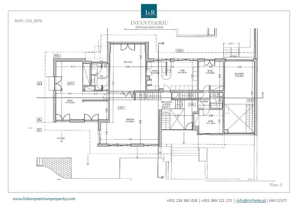 Moradia T6 para Venda em Belém Planta 3