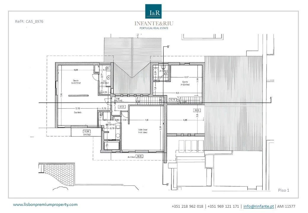 Moradia T6 para Venda em Belém Planta 2