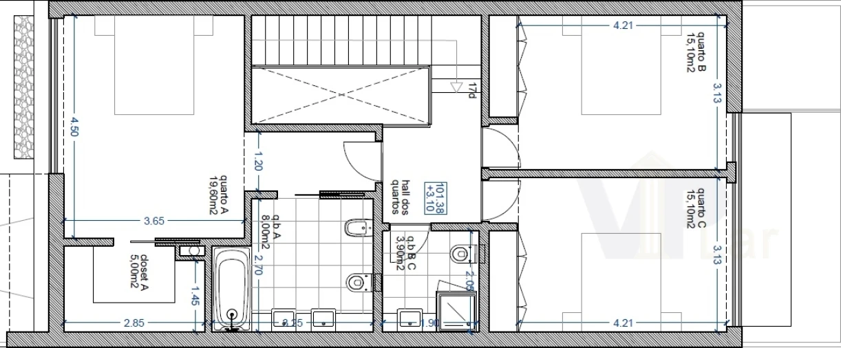 Moradia T3 para Venda em Aguas Santas Foto 14