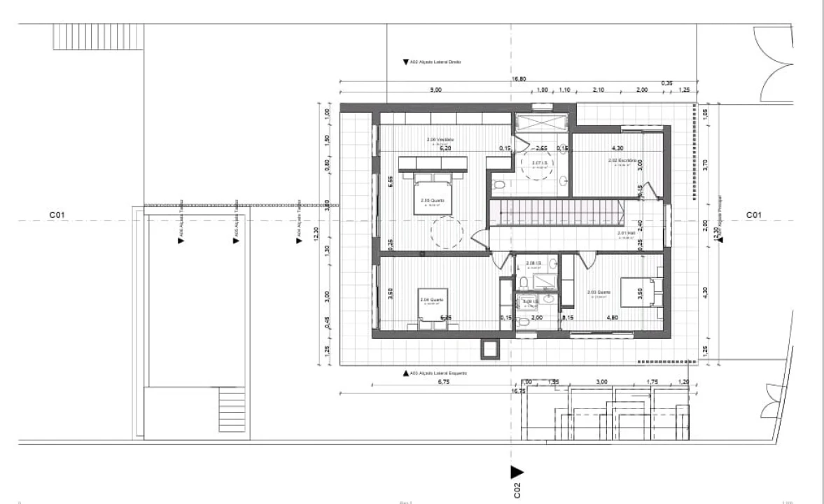 Moradia T4 para Venda em Faíl e Vila Chã de Sá Planta 2