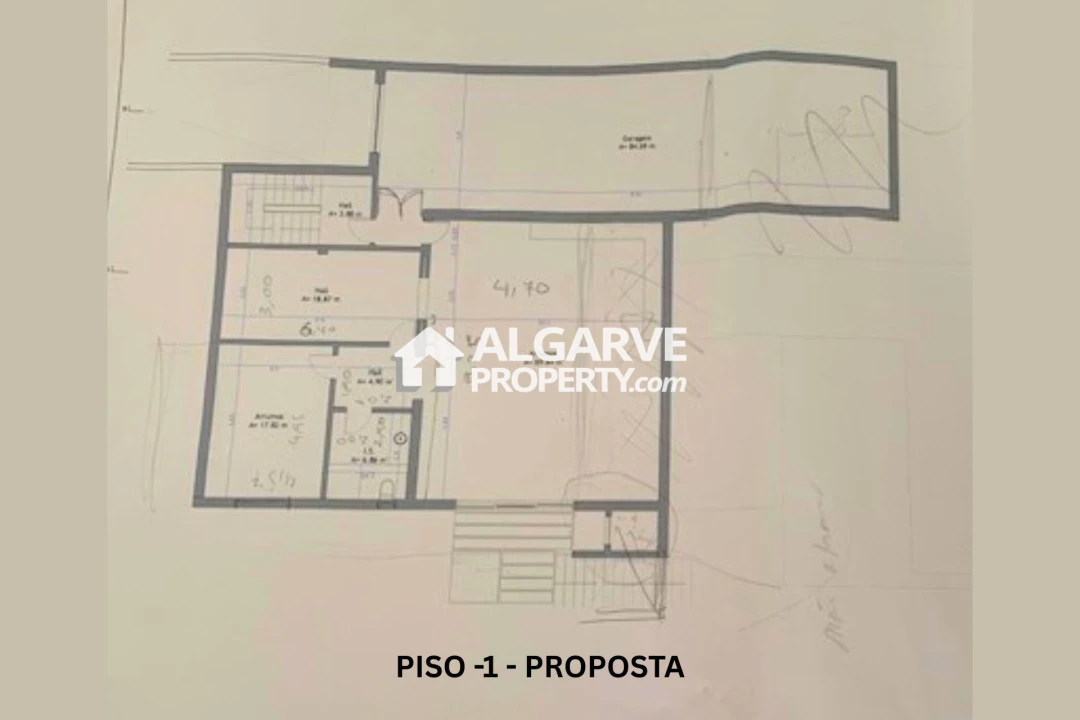 Moradia T5 para Venda em Quarteira Planta 2