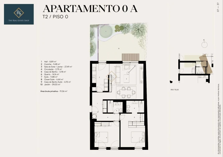Apartamento T2 para Venda em Alcantara Foto 13