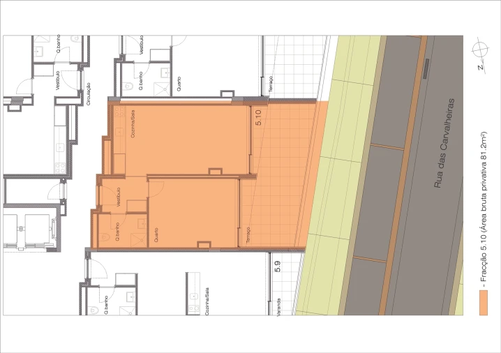 Apartamento T1 para Venda em Cedofeita, Santo Ildefonso, Sé, Miragaia, São Nicolau e Vitória Planta 1