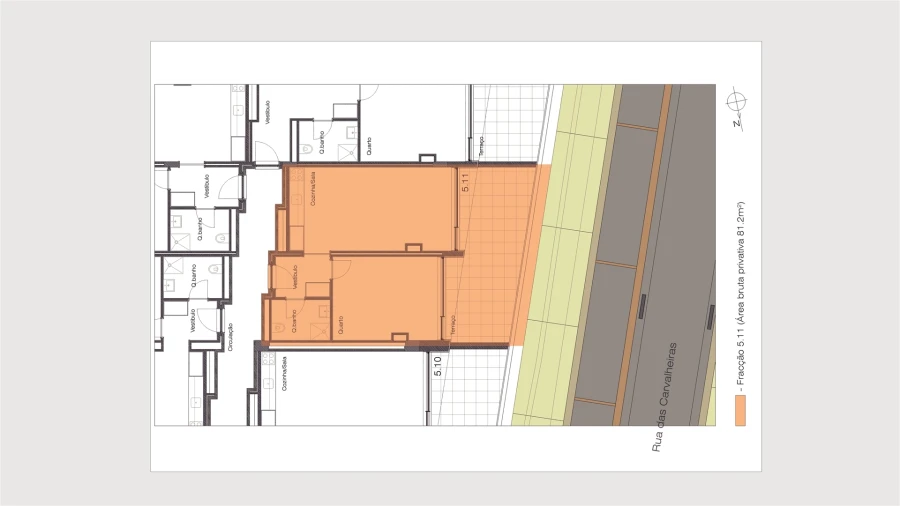 Apartamento T1 para Venda em Cedofeita, Santo Ildefonso, Sé, Miragaia, São Nicolau e Vitória Planta 1