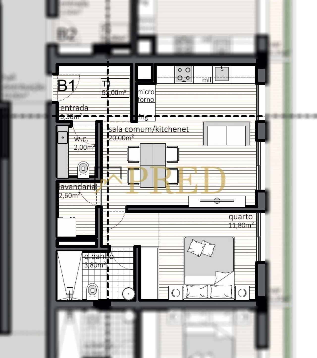 Apartamento T1 para Venda em Matosinhos e Leça da Palmeira Foto 7