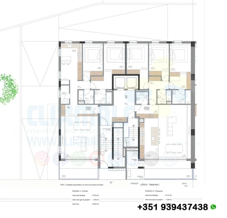 Apartamento T2 para Venda em Nogueira, Fraião e Lamaçães Foto 8