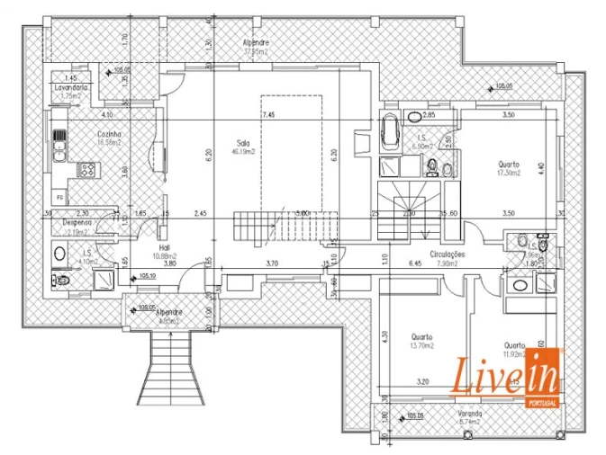 Moradia T3 para Venda em Barrio Foto 20