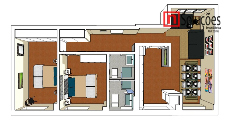 Apartamento T2 para Venda em Póvoa de Santa Iria e Forte da Casa Foto 5