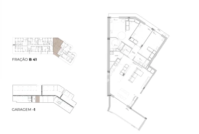 Apartamento T3 para Venda em Oliveira do Douro