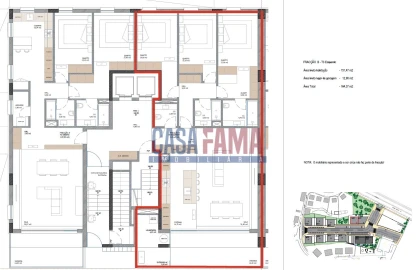 Apartamento T3 para Venda em Nogueira, Fraião e Lamaçães