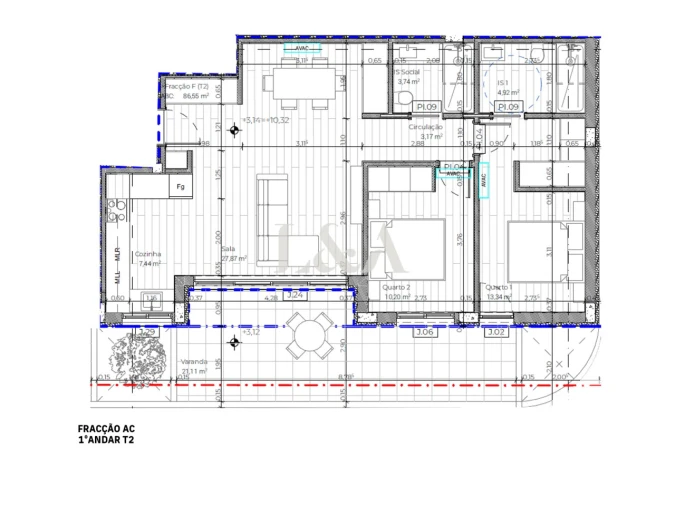 Apartamento T2 para Venda em Conceição e Cabanas de Tavira Foto 9