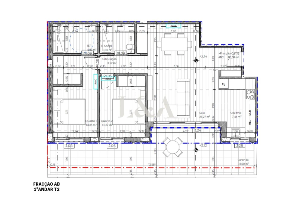 Apartamento T2 para Venda em Conceição e Cabanas de Tavira Foto 8