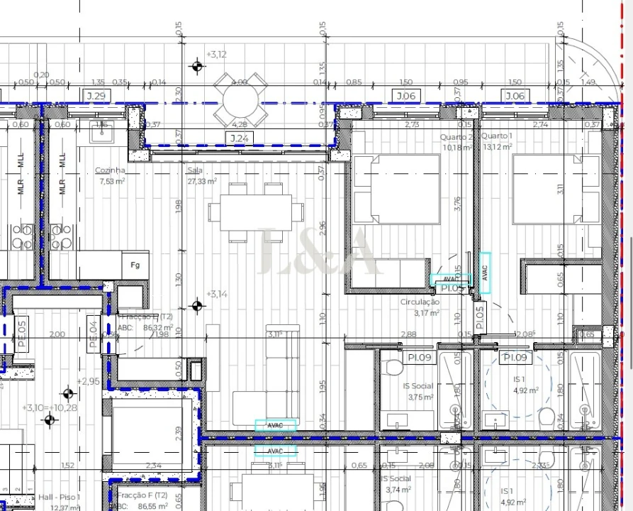 Apartamento T2 para Venda em Conceição e Cabanas de Tavira Foto 8