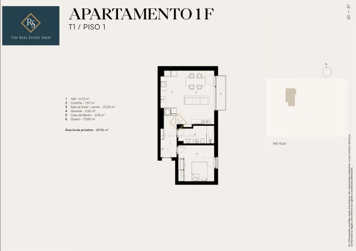 Apartamento T1 para Venda em Alcantara Foto 13