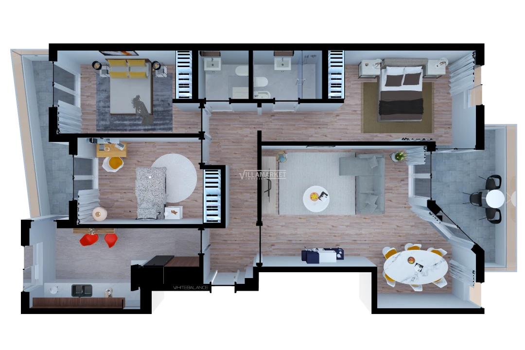 Apartamento T3 para Venda em Quelfes Foto 29