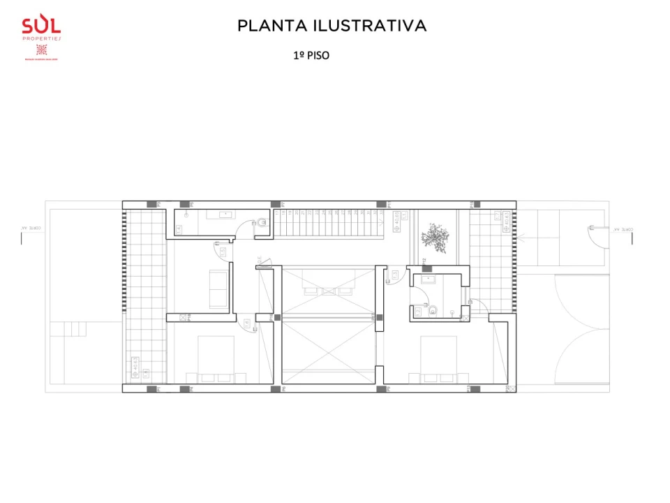 Moradia T3 para Venda em Alvor Planta 3