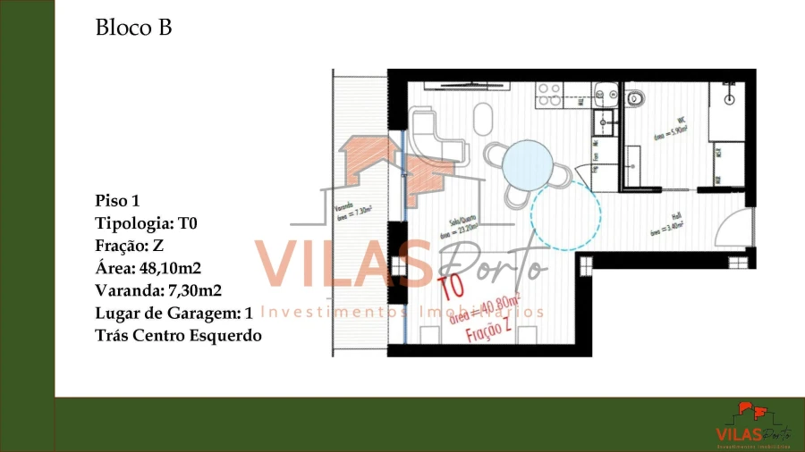 Apartamento T0 para Venda em Freamunde Foto 10