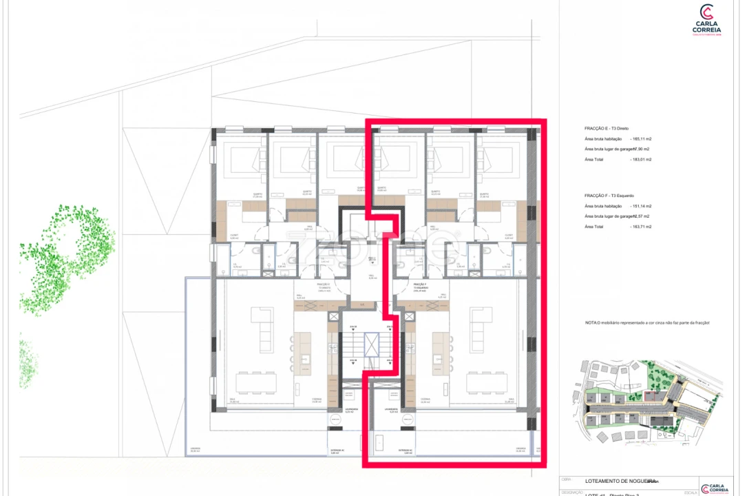 Apartamento T3 para Venda em Nogueira, Fraião e Lamaçães Foto 16
