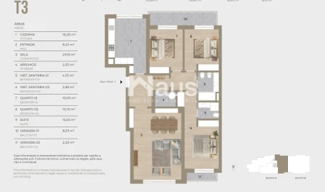 Apartamento T3 para Venda em Montijo e Afonsoeiro