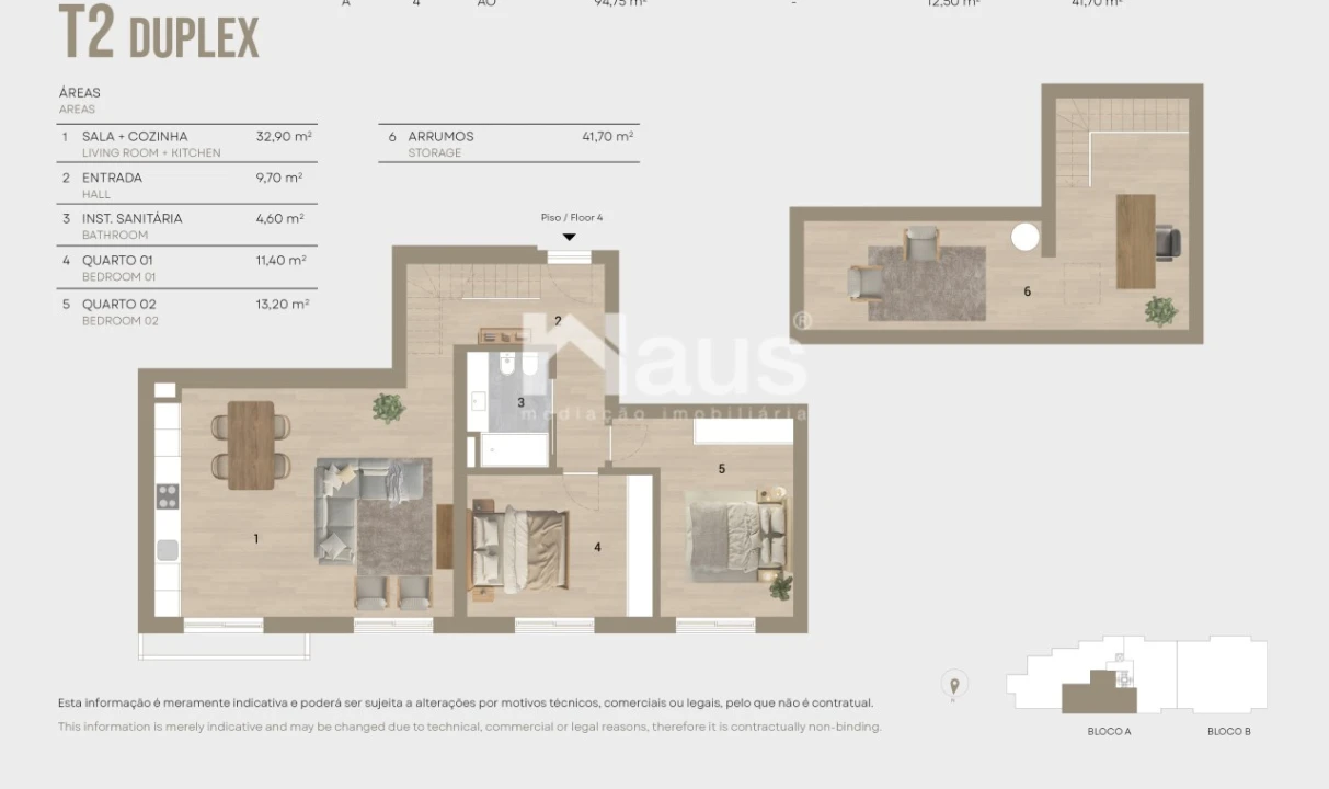 Apartamento T2 para Venda em Montijo e Afonsoeiro Foto 1