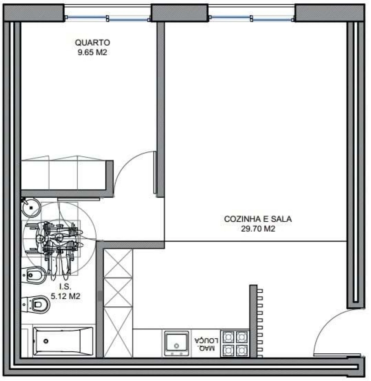 Apartamento T1 para Venda em Valongo Foto 2