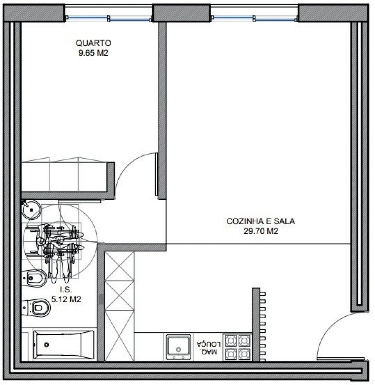 Apartamento T1 para Venda em Valongo Foto 2