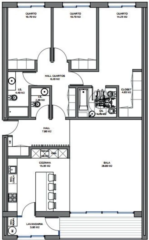 Apartamento T3 para Venda em Valongo
