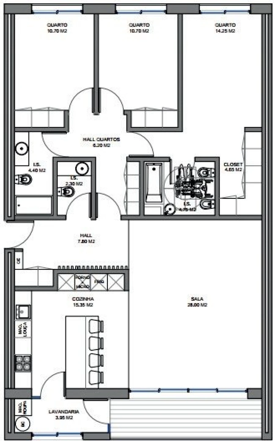 Apartamento T3 para Venda em Valongo Foto 2