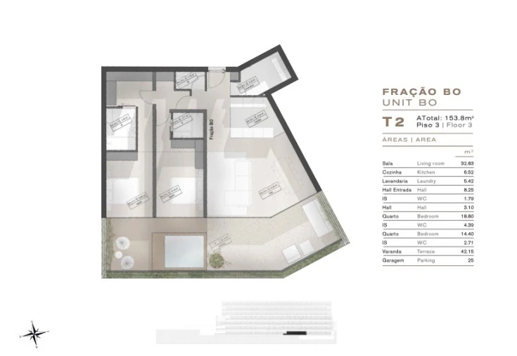 Apartamento T2 para Venda em Campanhã Planta 1