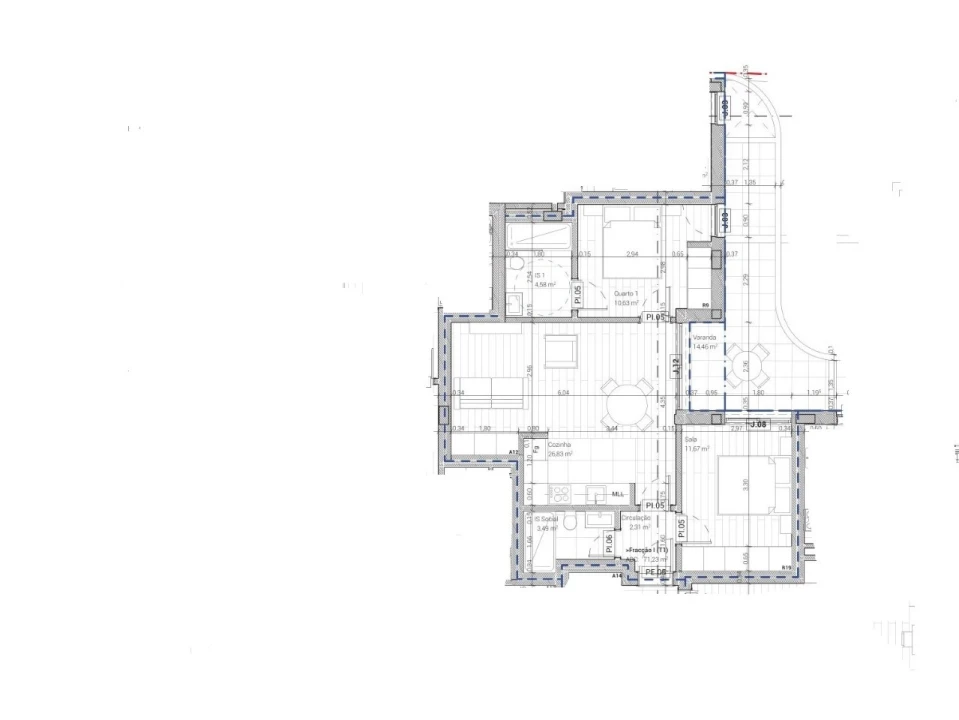 Apartamento T2 para Venda em Conceição e Cabanas de Tavira Foto 16