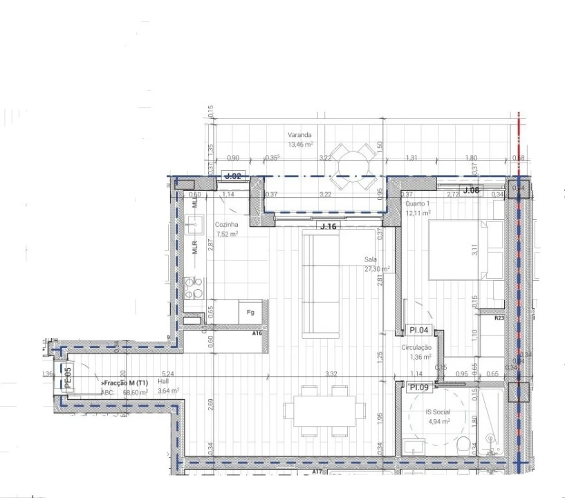 Apartamento T1 para Venda em Conceição e Cabanas de Tavira Foto 11